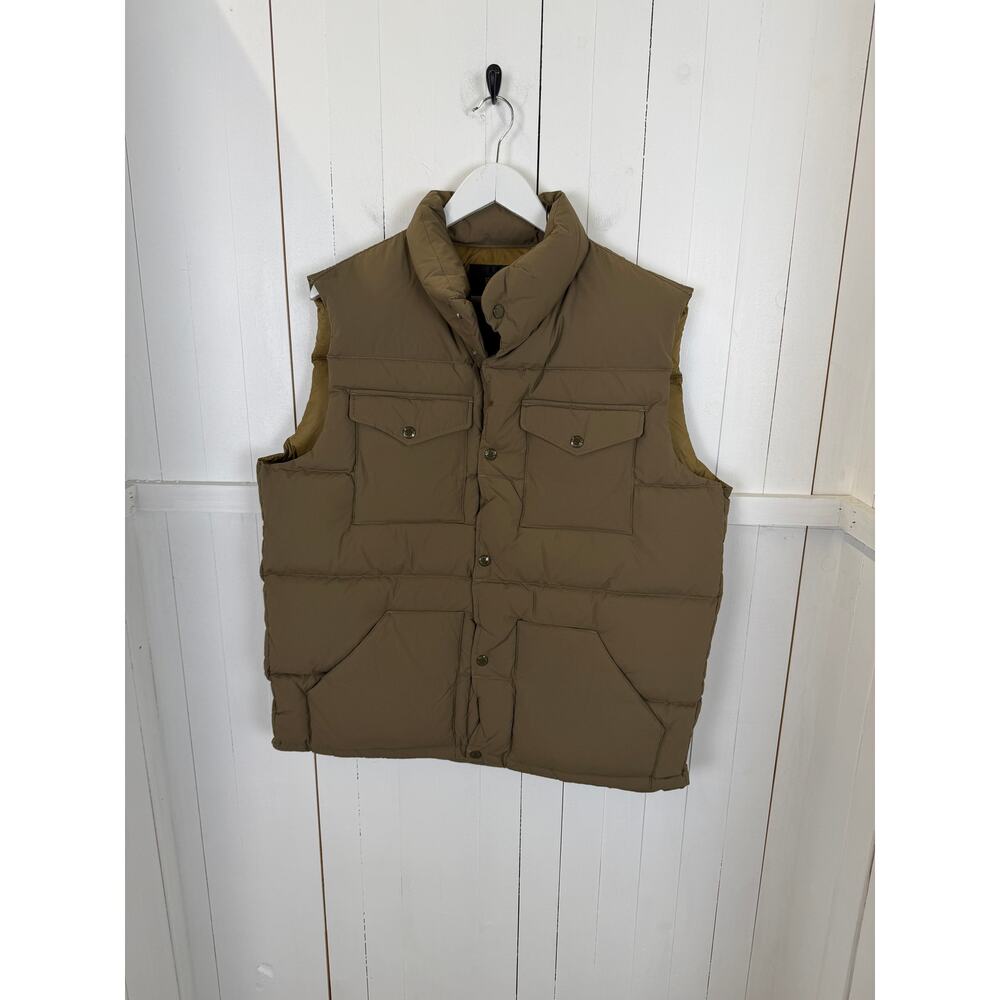 Buck Mason Tan Quilted Puffer Vest